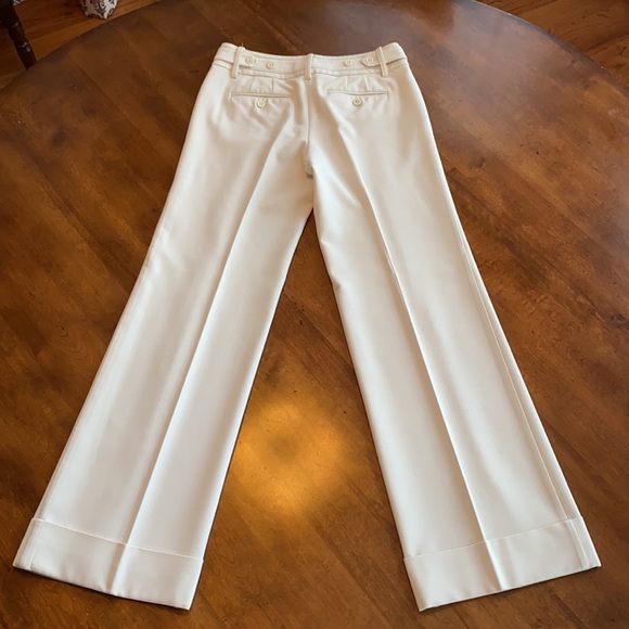 GORGEOUS Cream Wide Leg Slacks! - Picture 4 of 7